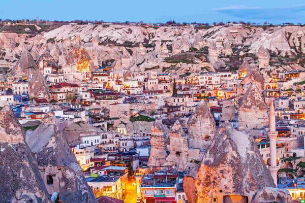 sunrise in goreme