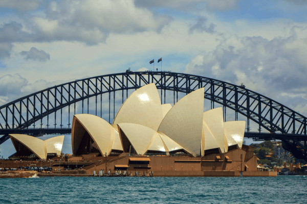 sydney opera house and sydney harbor bridge the two most iconic landmarks in sydney 