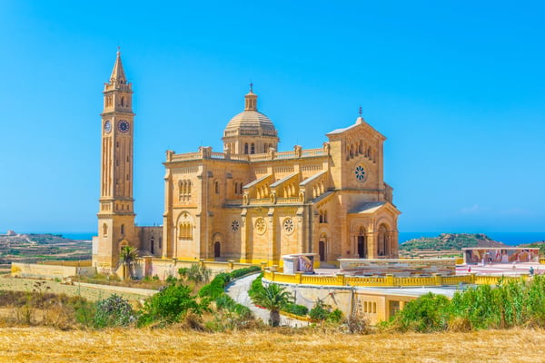 ta pinu basilica of gharb on gozo island malta europe
