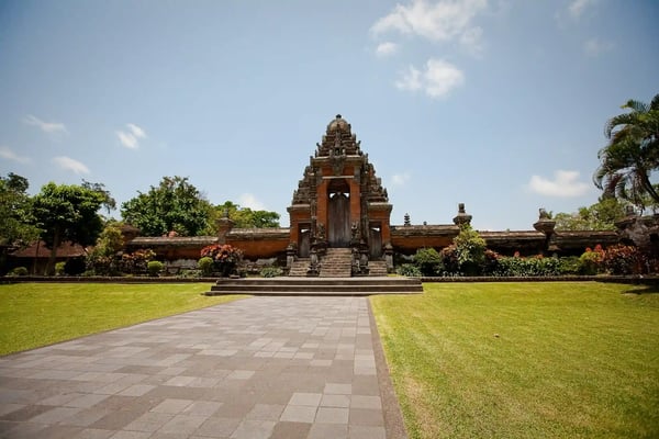 taman ayun temple mengwi in bali indonesia