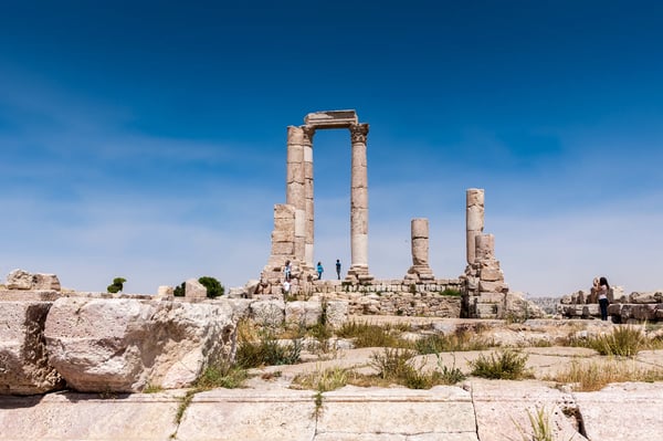 temple of hercules of the amman citadel complex jabal al qal a a national historic site