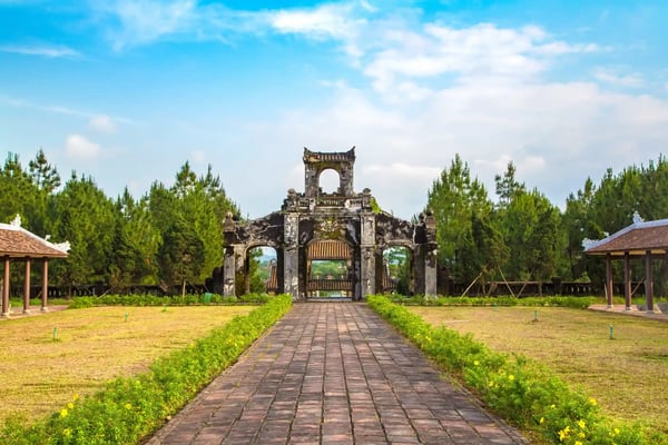 temple of literature in hue vietnam