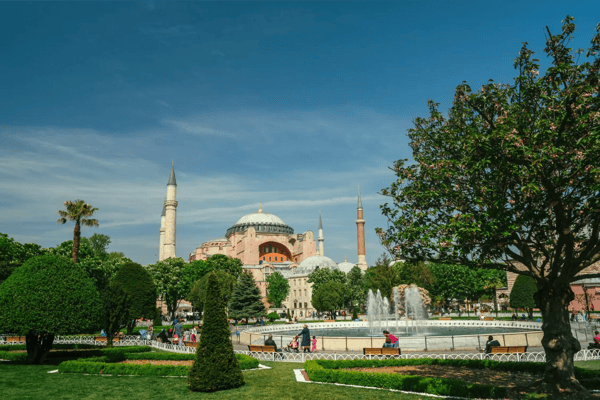 the blue mosque sultanahmet camii istanbul turke