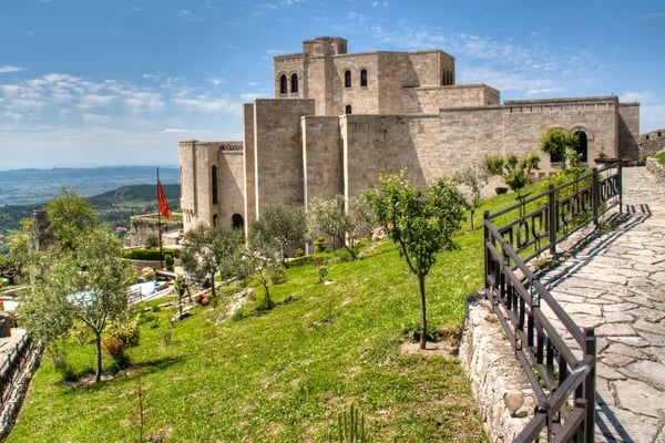 the castle of kruje