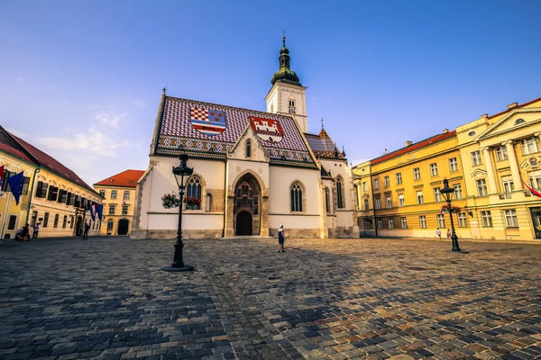 the church of saint mark zagreb croatia