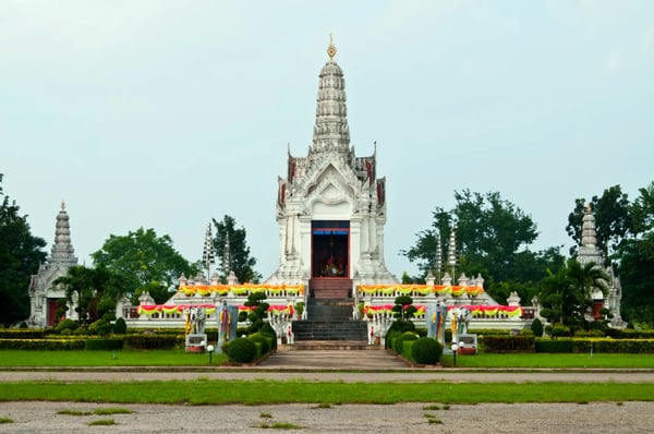 the city pillar shrine at sakaeo province thailand