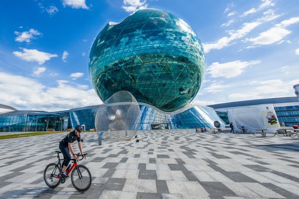 the sphere of nur alem in astana city