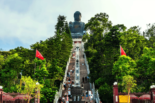 tian tan buddha or giant buddha statue at po lin monastery