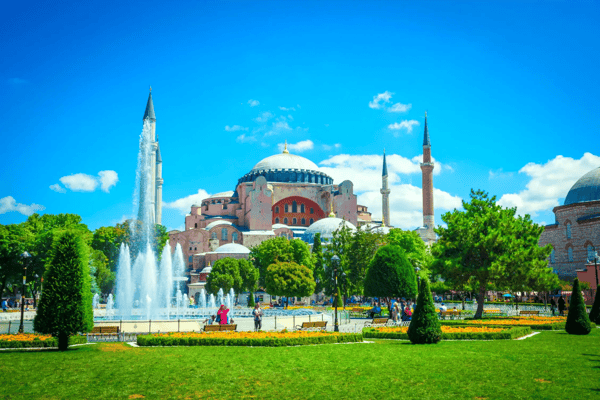 turkey blue mosque in istanbul turkey sultanahmet district