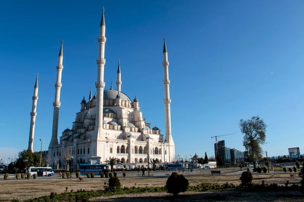 turkey sabanci central mosque view 