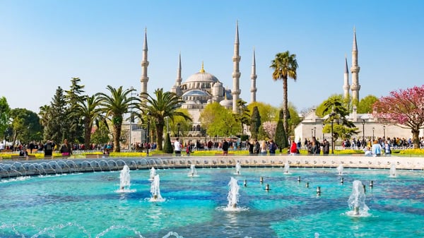turkey the blue mosque sultanahmet camii istanbul turkey