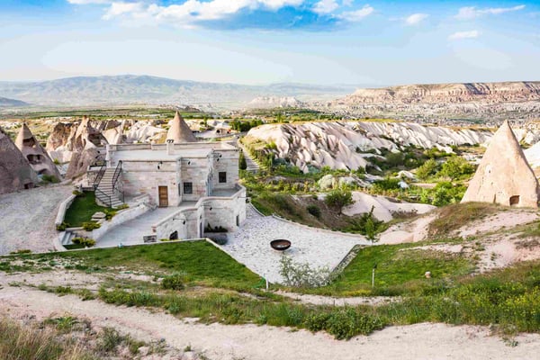 uchisar village in cappadocia