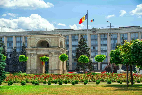 view of Chisinau Moldova 