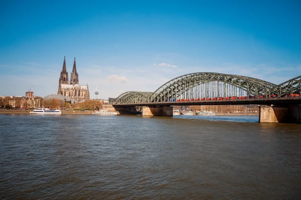 view of gothic cathedral in cologne germany