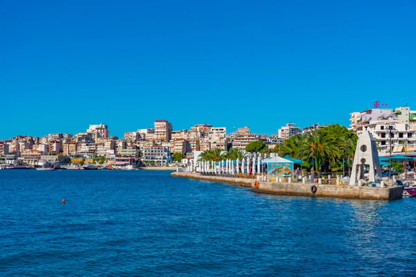 view of town