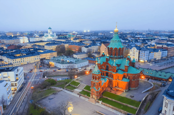 view of uspenski cathedral helsinki finland tours in helsinki the european union 