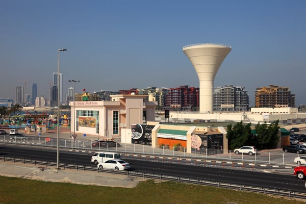 water tower in manama bahrain middle east