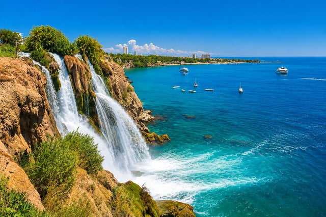 Duden Waterfalls In Antalya