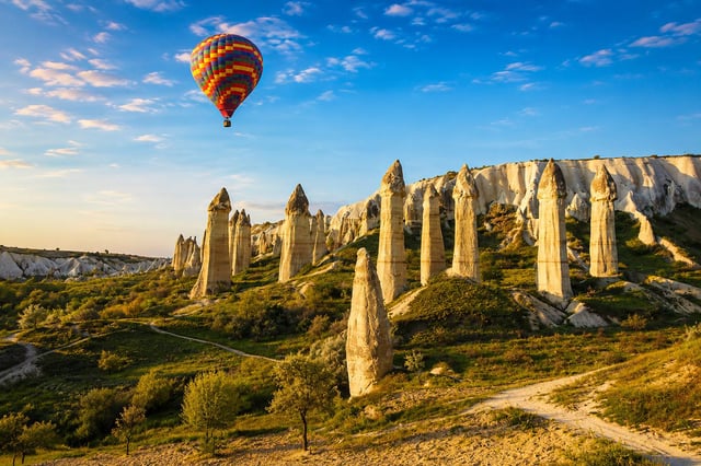 Fairy Chimneys In Cappadocia Turkey