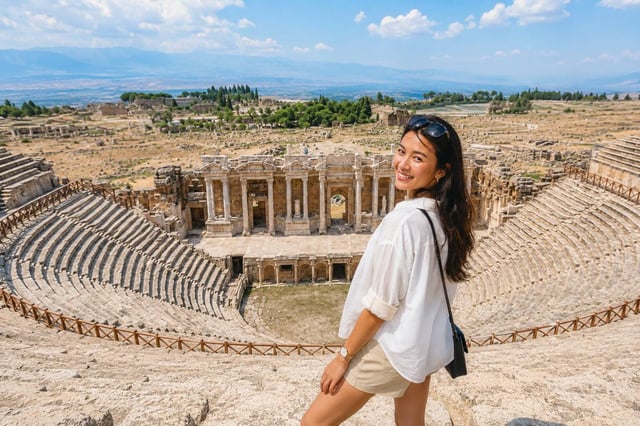Filipino woman at the Odyssey in Turkey