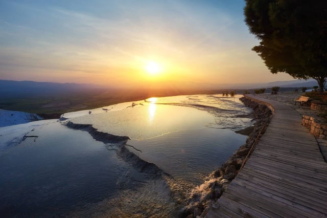  landscape of Pamukkale