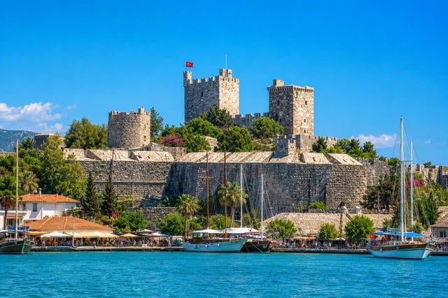 The Bodrum Castle In Turkey
