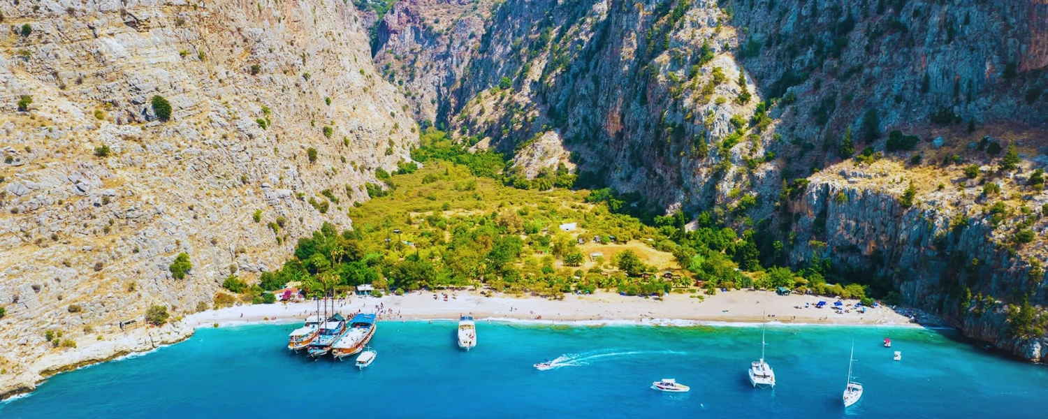 Butterfly Valley Viewpoint in Olu Deniz