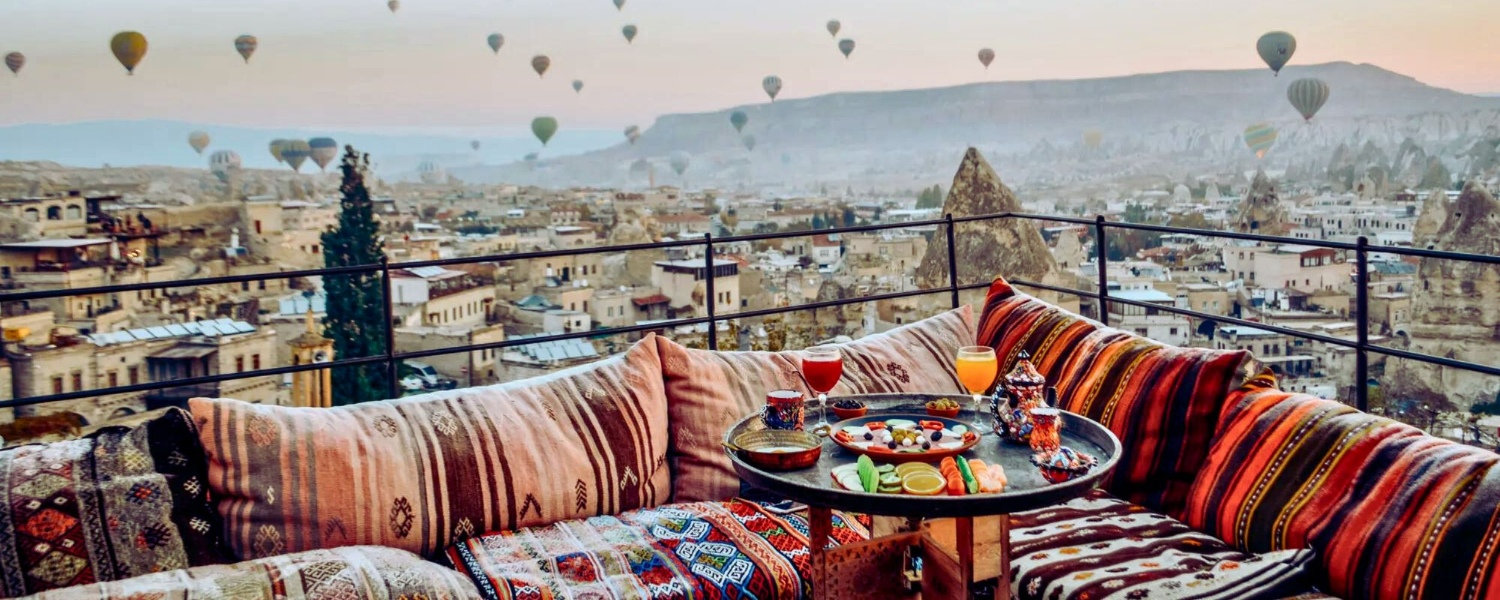Cave Hotel Terraces in Goreme