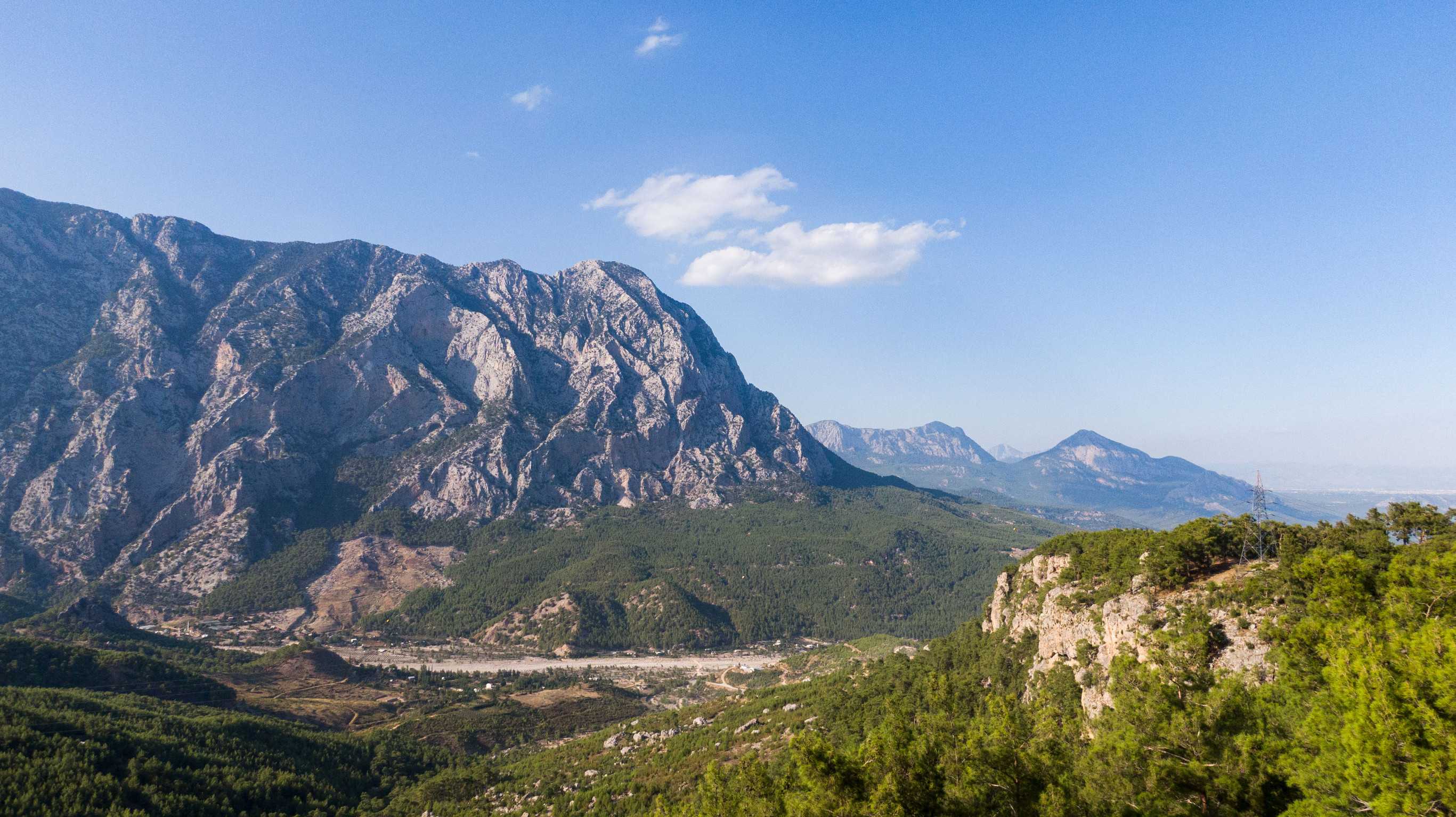 Beautiful Panorama Of The Mountains Landscape Photo