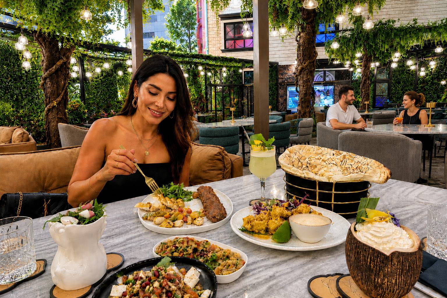 Dining At Bebek Restaurant Terrace