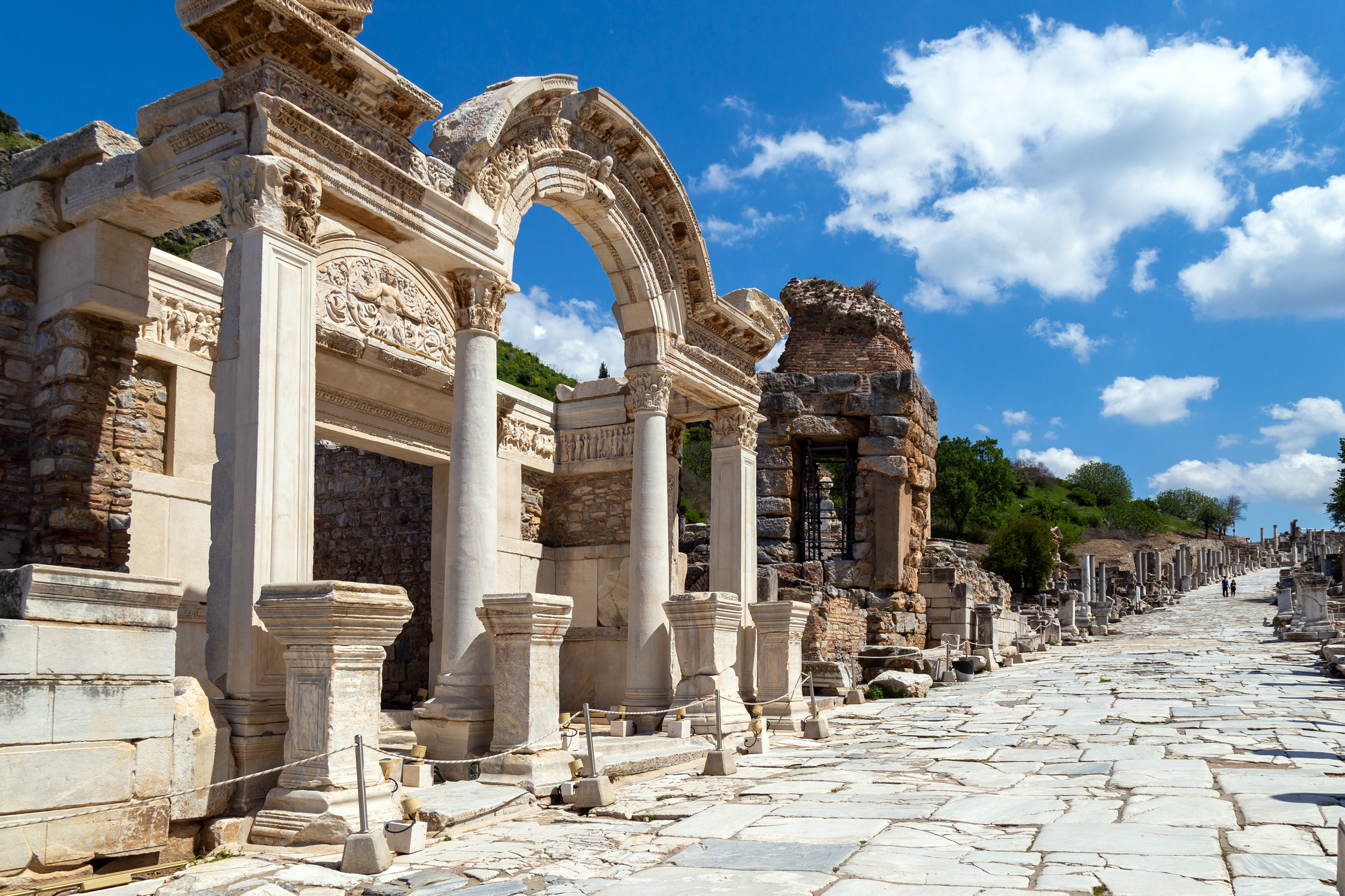 Ruins of the ancient city Ephesus
