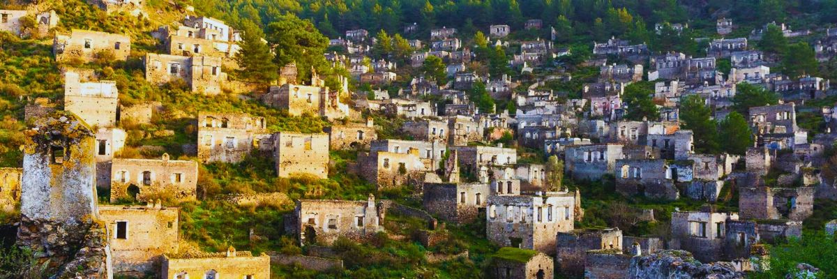 The Ghost Town of Kayakoy