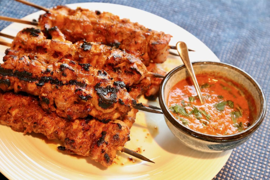 Indulging in Tavuk Shish