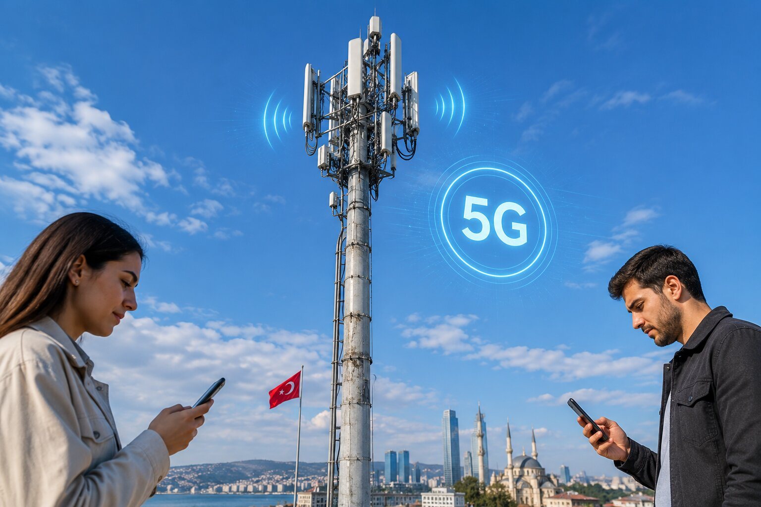 Mobile 5G network in Turkey