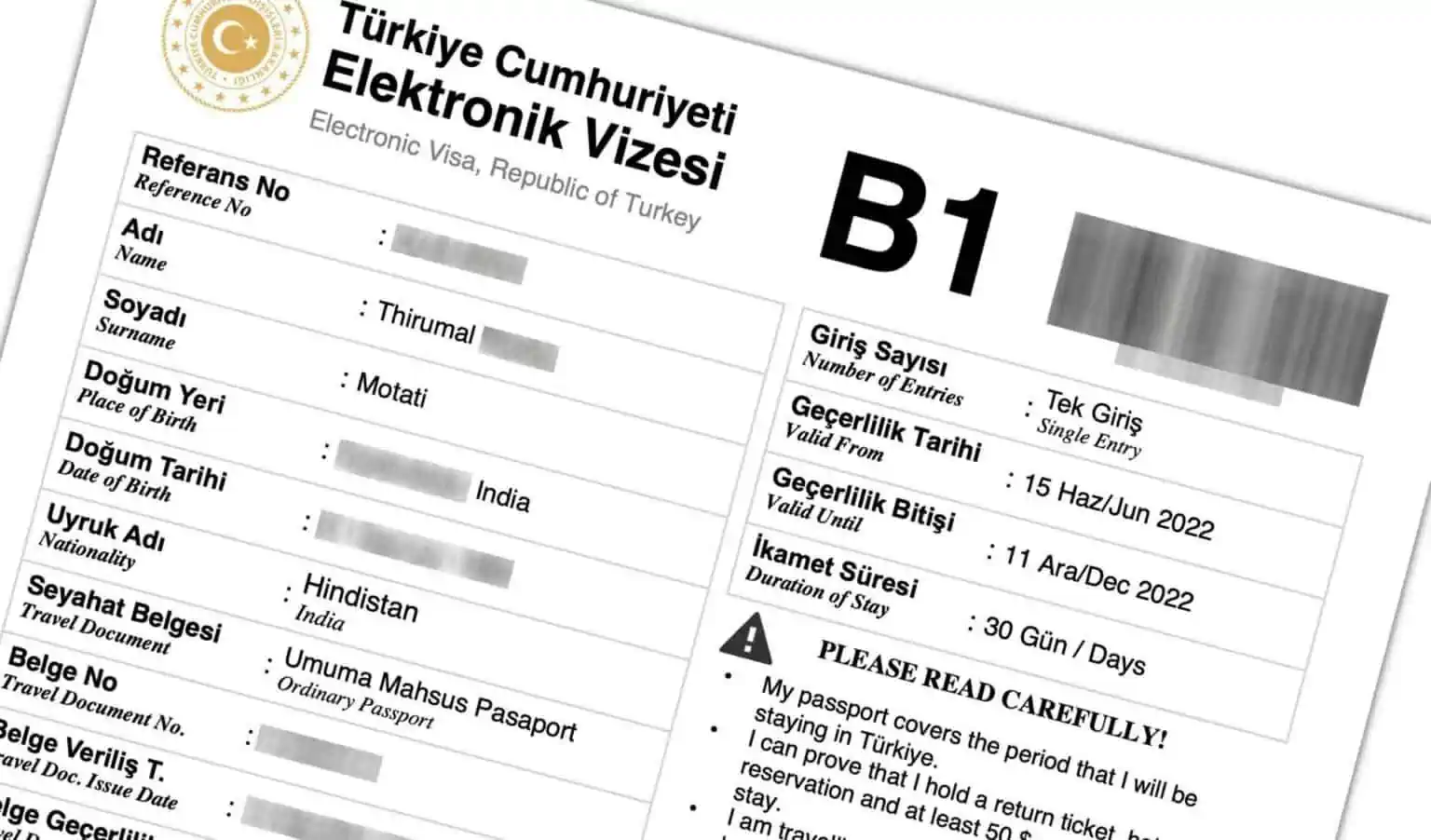 Obtaining Turkish Visa Upon Arrival