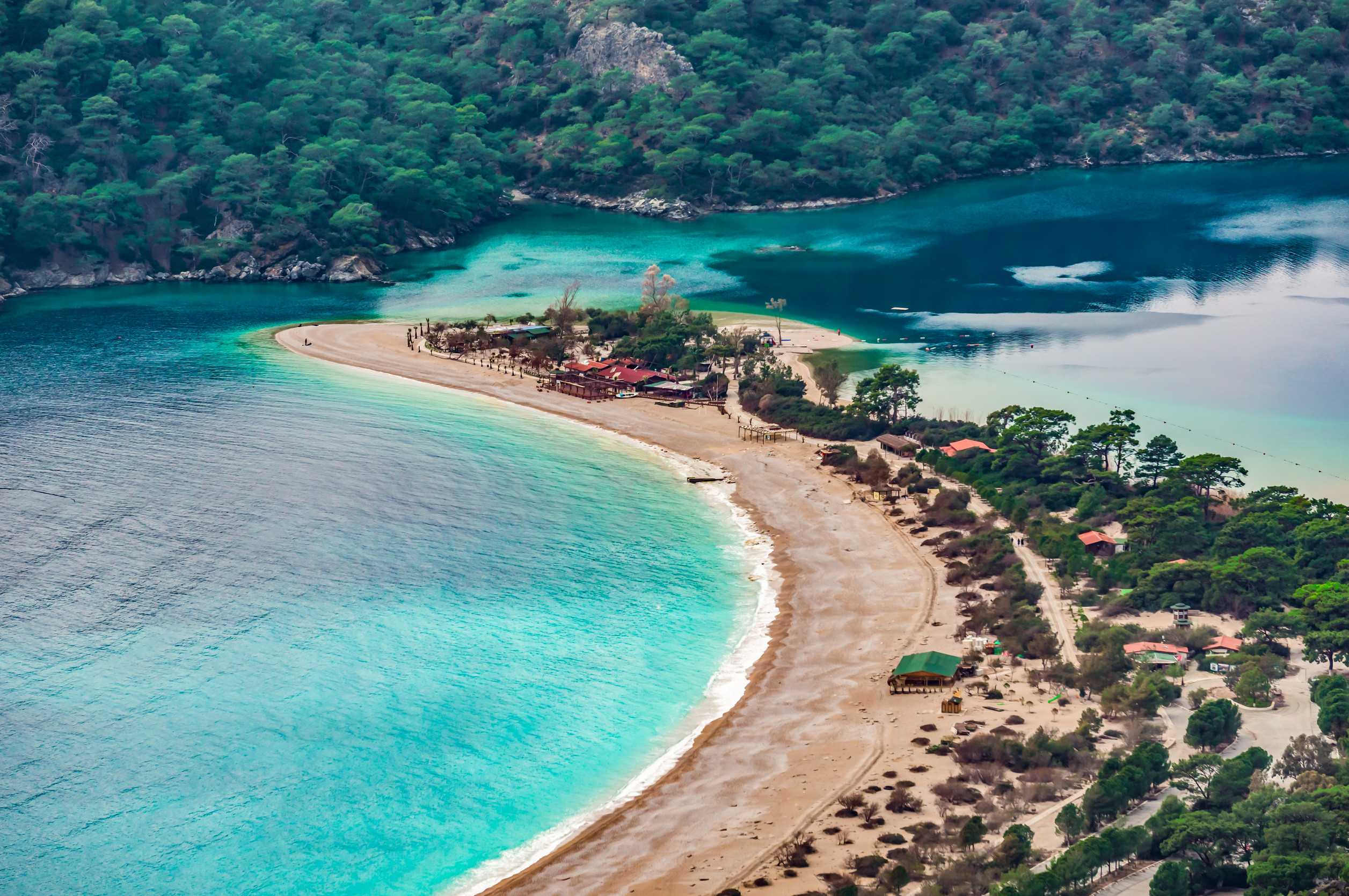 Oludeniz Beach And Blue Lagoon Fethiye Mugla Turkey