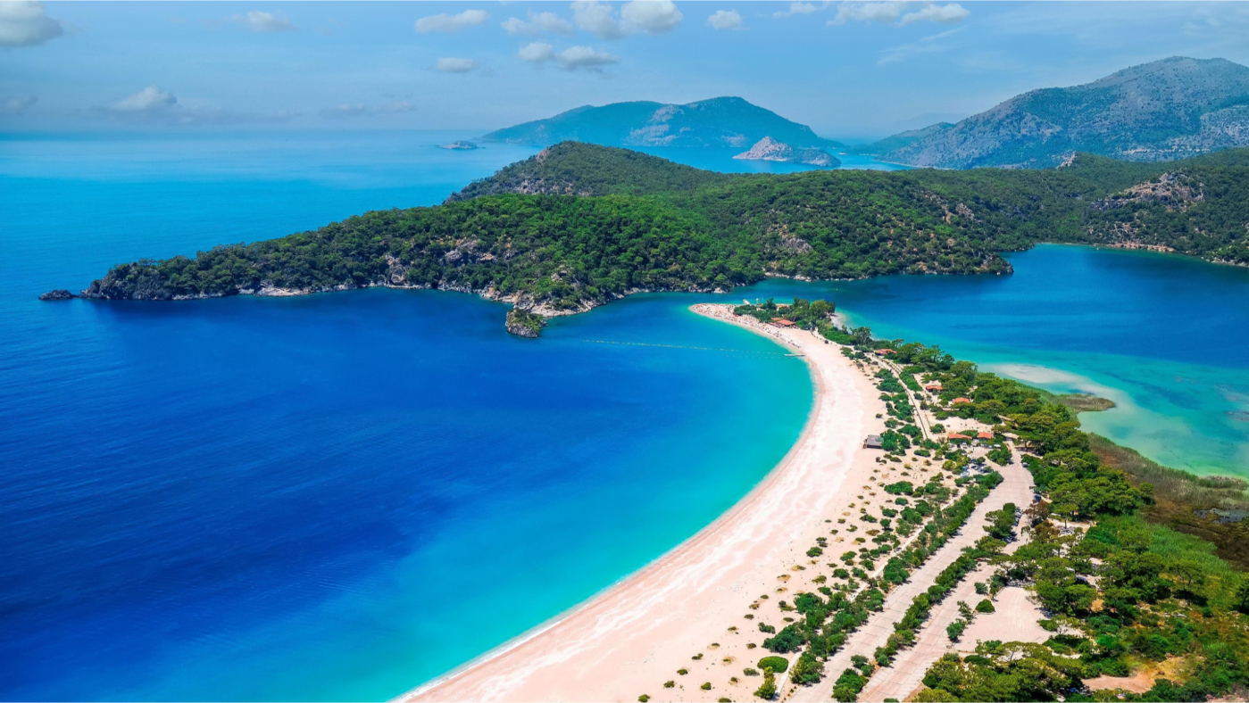 Oludeniz deniz Tabiat Park's renowned blue lagoon