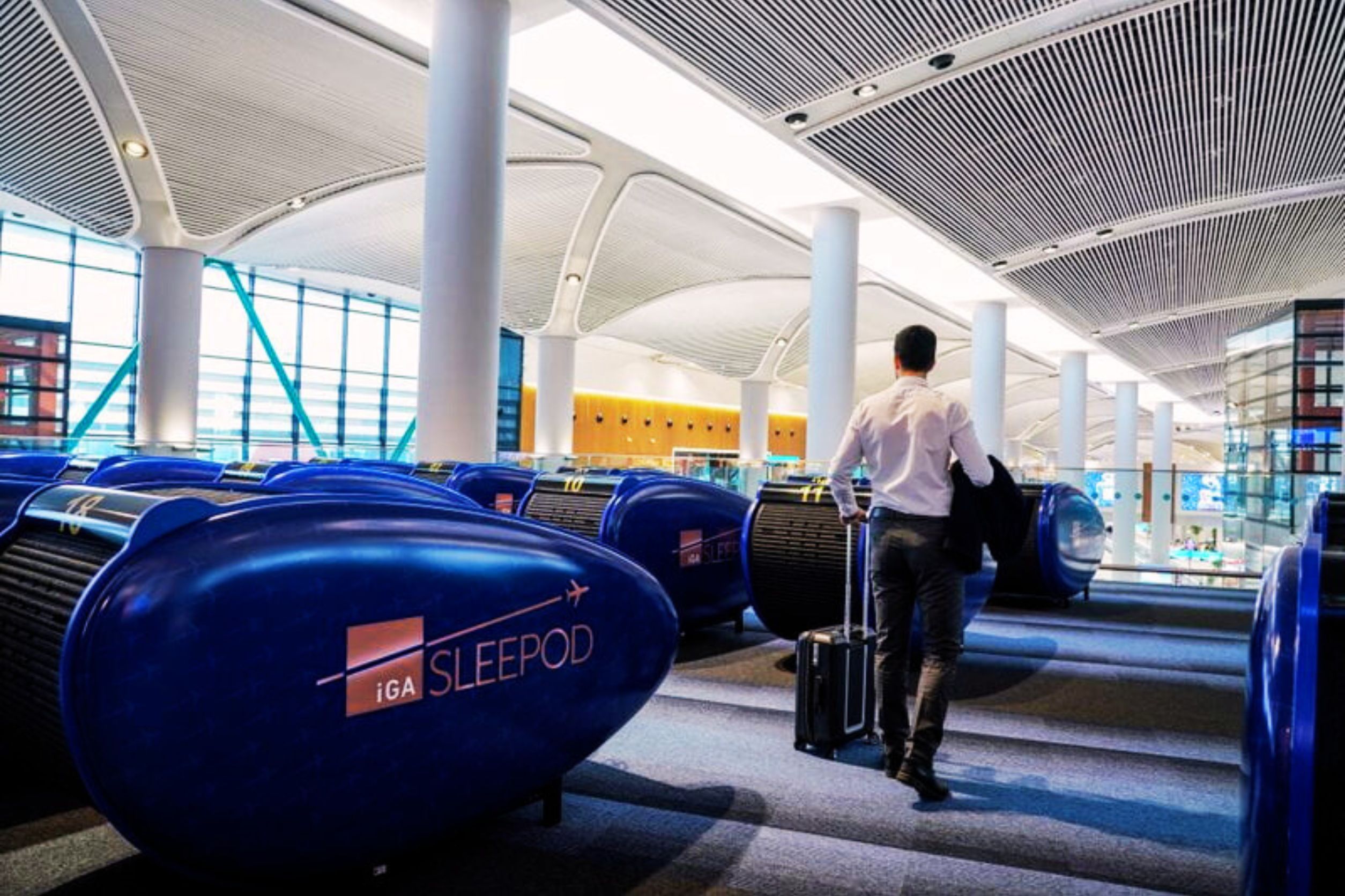 Sleeping Cabins at Istanbul Airport