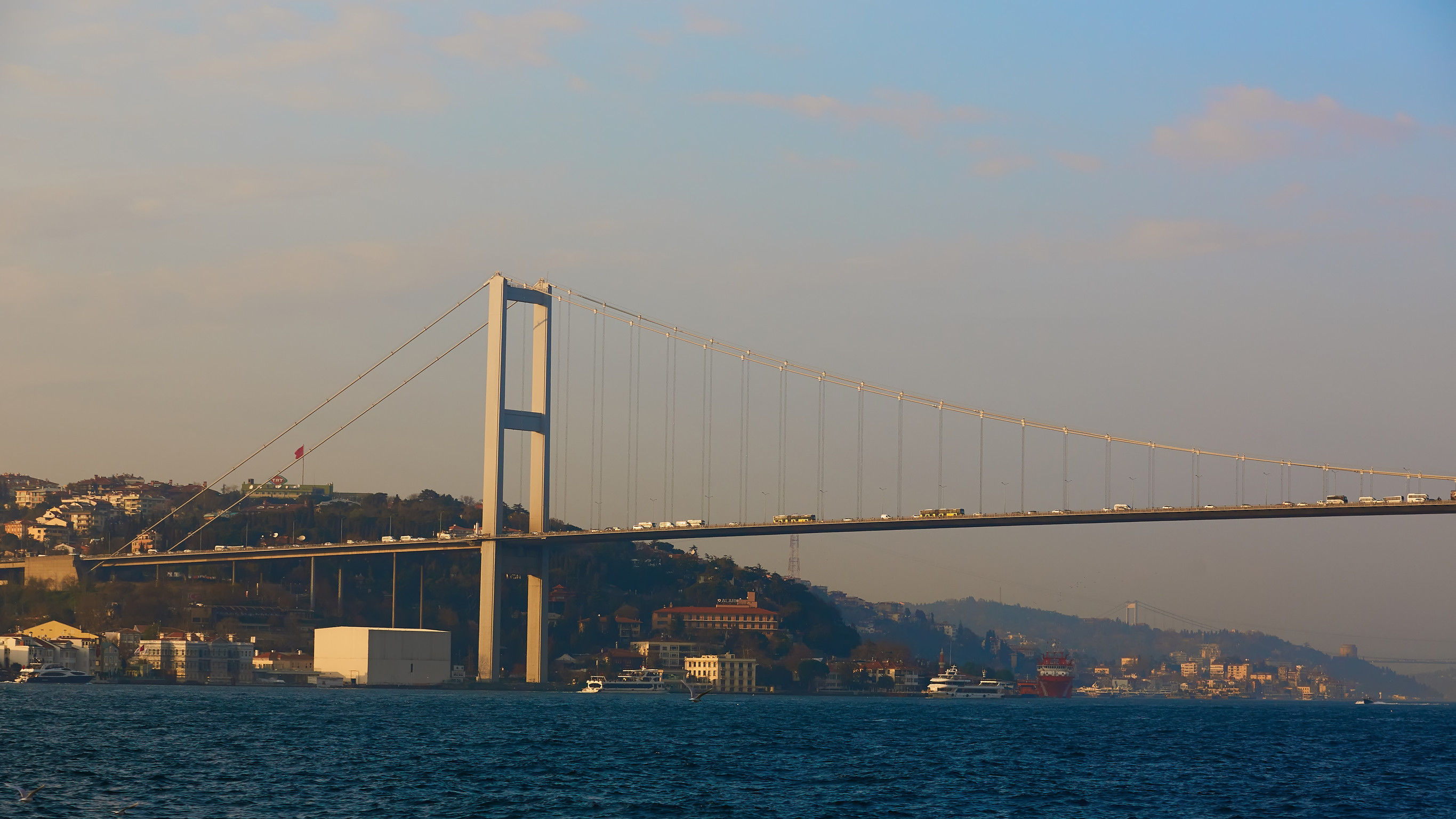 The Bosphorus Bridge From Far