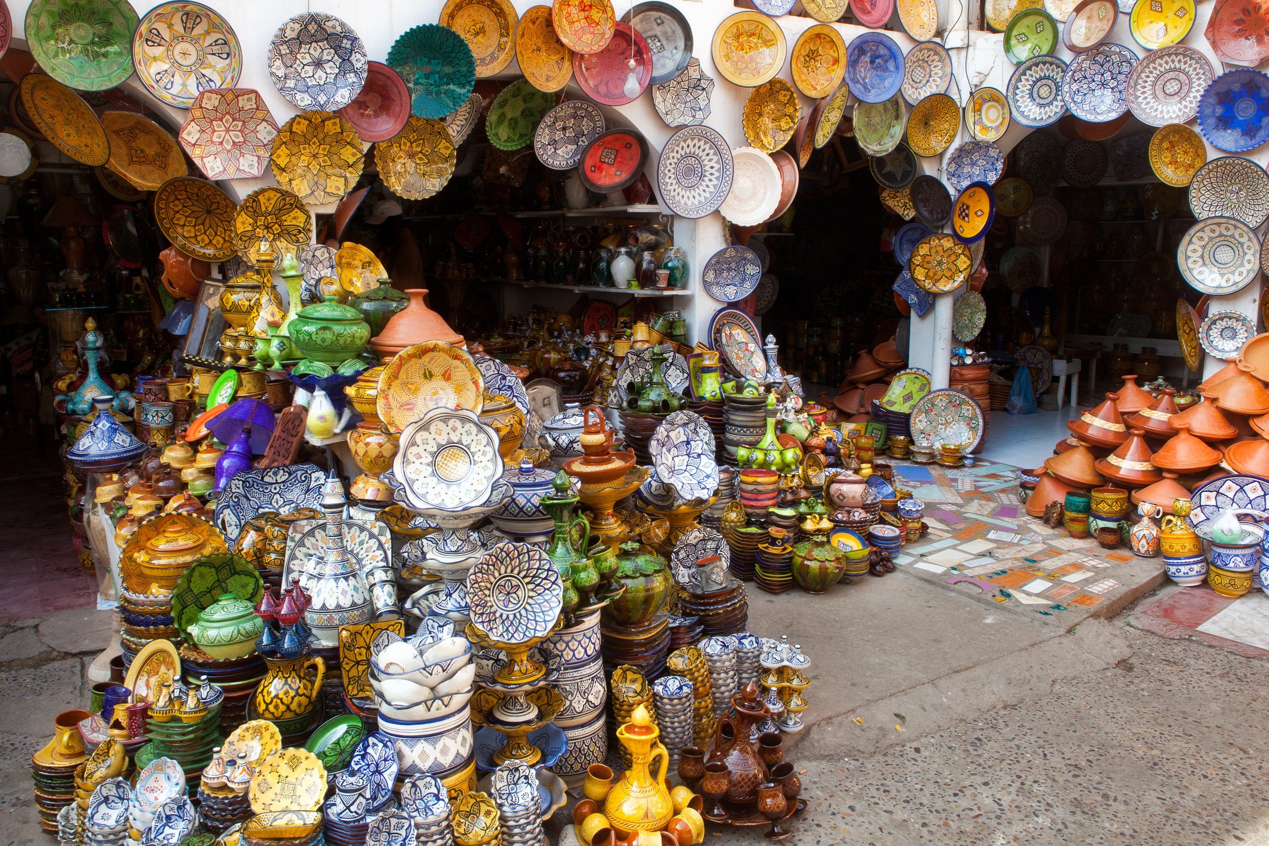 Traditional Potery In Market
