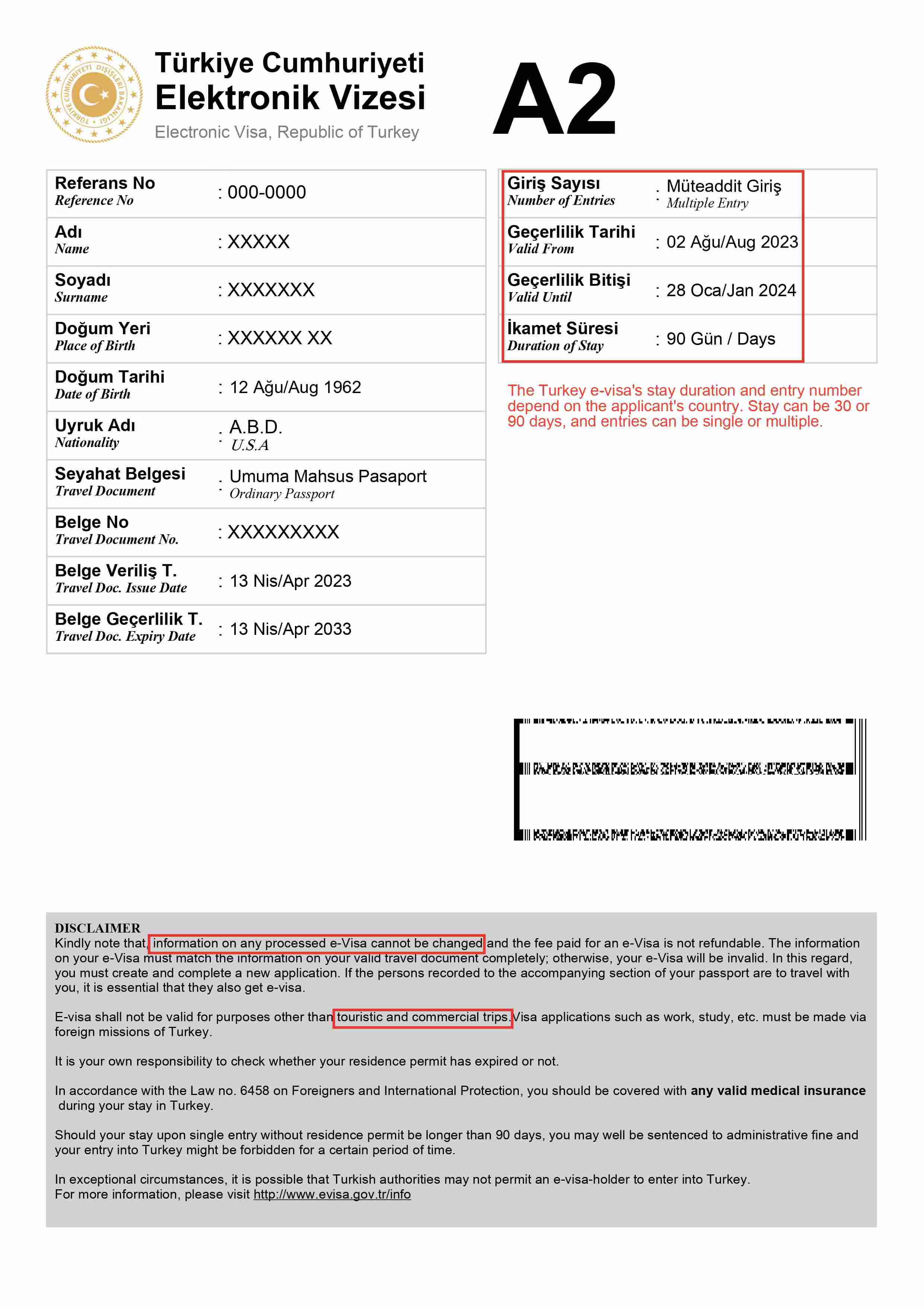 turkey visa information | turkey visa application