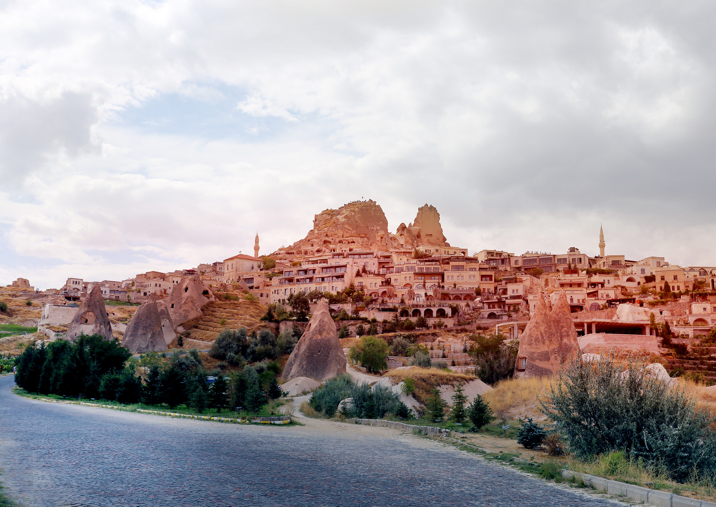 Wide View Of Uchisar Castle
